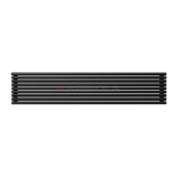 Arbiola Gorizont Iris H 2200-42-09 секции черный горизонтальный радиатор c боковым подключением