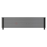 Arbiola Gorizont Compact HZ 2500-63-11 секции черный горизонтальный радиатор c боковым подключением с ножками