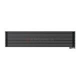 Arbiola Gorizont Iris V 2500-42-11 секции черный горизонтальный радиатор c нижним подключением