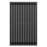 Arbiola Iris 42 H 1250-42-16 секции черный вертикальный радиатор c боковым подключением