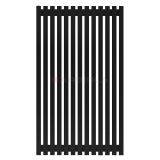 Arbiola Ritmo H 1250-40-13 секции черный вертикальный радиатор c боковым подключением