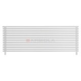 Arbiola Gorizont Compact HZ 2500-63-15 секции белый горизонтальный радиатор c боковым подключением с ножками