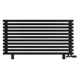 Arbiola Gorizont Ritmo VZ 1250-40-11 секций чёрный горизонтальный радиатор c нижним подключением (на ножках)