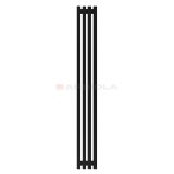  Arbiola Ritmo H 1800-40-04 секции черный вертикальный радиатор c боковым подключением