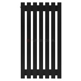 Arbiola Ritmo H 750-40-07 секции черный вертикальный радиатор c боковым подключением