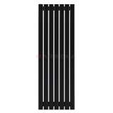 Arbiola Mono H 1250-60-07 секции черный вертикальный радиатор c боковым подключением