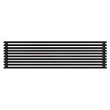 Arbiola Gorizont Ritmo H 2200-40-10 секций чёрный горизонтальный радиатор c боковым подключением