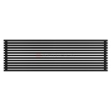 Arbiola Gorizont Ritmo H 2500-40-13 секций чёрный горизонтальный радиатор c боковым подключением