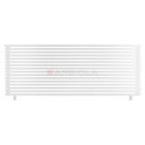 Arbiola Gorizont Ritmo HZ 2500-40-16 секций белый горизонтальный радиатор c боковым подключением (на ножках)