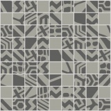 Settecento Moodboard Mosaico Mix"4" Dark Grey/Light Grey Rect 23,7x23,7 см Настенная плитка