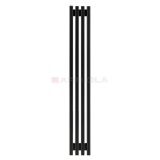 Arbiola Compact H 1250-63-04 секции черный вертикальный радиатор c боковым подключением