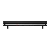Arbiola Gorizont Liner HZ 1750-36-03 секции черный горизонтальный радиатор c боковым подключением с ножками