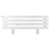 Arbiola Gorizont Ritmo HZ 1000-40-04 секции белый горизонтальный радиатор c боковым подключением (на ножках)