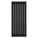 Arbiola Liner H 1200-36-08 секции черный вертикальный радиатор c боковым подключением