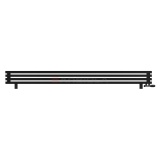 Arbiola Gorizont Ritmo VZ 2500-40-04 секции чёрный горизонтальный радиатор c нижним подключением (на ножках)