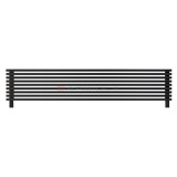 Arbiola Gorizont Compact HZ 2500-63-09 секции черный горизонтальный радиатор c боковым подключением с ножками