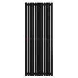 Arbiola Liner H 2200-36-12 секции черный вертикальный радиатор c боковым подключением