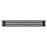Arbiola Gorizont H 1200-63-04 секции черный горизонтальный радиатор c боковым подключением