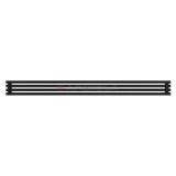 Arbiola Gorizont Ritmo H 2500-40-04 секции чёрный горизонтальный радиатор c боковым подключением