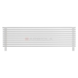 Arbiola Gorizont Compact HZ 1800-63-10 секции белый горизонтальный радиатор c боковым подключением с ножками