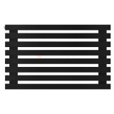 Arbiola Gorizont Ritmo H 1000-40-08 секций чёрный горизонтальный радиатор c боковым подключением
