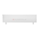 Arbiola Gorizont Liner HZ 1800-63-06 секции белый горизонтальный радиатор c боковым подключением с ножками