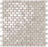 Fap Ceramiche Brickell White Brick Mosaico Gloss 30×30 см Мозаика