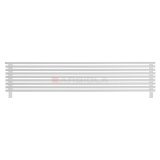 Arbiola Gorizont Compact HZ 2500-63-09 секции белый горизонтальный радиатор c боковым подключением с ножками