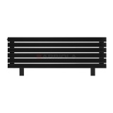 Arbiola Gorizont Liner HZ 1250-63-06 секции черный горизонтальный радиатор c боковым подключением с ножками