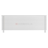 Arbiola Gorizont Compact HZ 1800-63-12 секции белый горизонтальный радиатор c боковым подключением с ножками