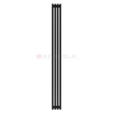  Arbiola Ritmo H 2500-40-04 секции черный вертикальный радиатор c боковым подключением