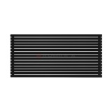 Arbiola Gorizont Liner H 2200-36-15 секции черный горизонтальный радиатор c боковым подключением