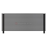 Arbiola Gorizont Compact VZ 1800-63-15 секции черный горизонтальный радиатор c нижним подключением с ножками