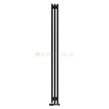Arbiola Compact V 1500-63-03 секции черный вертикальный радиатор c нижним подключением