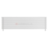 Arbiola Gorizont Compact HZ 2500-63-12 секции белый горизонтальный радиатор c боковым подключением с ножками