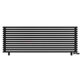 Arbiola Gorizont Ritmo VZ 2200-40-13 секций чёрный горизонтальный радиатор c нижним подключением (на ножках)