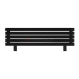 Arbiola Gorizont Liner HZ 1200-36-05 секции черный горизонтальный радиатор c боковым подключением с ножками