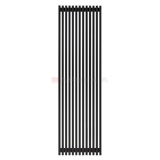 Arbiola Compact H 2200-63-13 секции черный вертикальный радиатор c боковым подключением