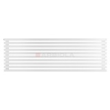 Arbiola Gorizont Ritmo H 1500-40-10 секций белый горизонтальный радиатор c боковым подключением