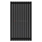 Arbiola Mono H 1000-60-11 секции черный вертикальный радиатор c боковым подключением