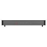 Arbiola Gorizont Ritmo HZ 2500-40-05 секций чёрный горизонтальный радиатор c боковым подключением (на ножках)