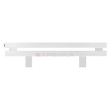 Arbiola Gorizont Ritmo HZ 1000-40-02 секции белый горизонтальный радиатор c боковым подключением (на ножках)