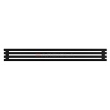 Arbiola Gorizont Ritmo H 1800-40-04 секции чёрный горизонтальный радиатор c боковым подключением