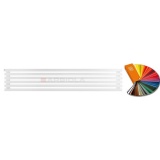 Arbiola Gorizont Ritmo H 1750-40-06 секций цветной горизонтальный радиатор c боковым подключением