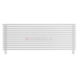 Arbiola Gorizont Compact HZ 1800-63-13 секции белый горизонтальный радиатор c боковым подключением с ножками