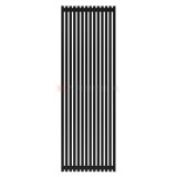 Arbiola Ritmo H 2500-40-14 секции черный вертикальный радиатор c боковым подключением
