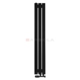 Arbiola Liner V 1250-36-03 секции черный вертикальный радиатор c нижним подключением