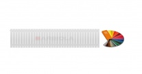 Arbiola Mono H 600-60-35 секции цветной вертикальный радиатор c боковым подключением