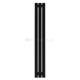 Arbiola Mono H 1200-60-03 секции черный вертикальный радиатор c боковым подключением