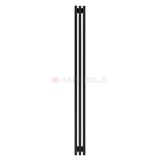 Arbiola Compact H 1500-63-03 секции черный вертикальный радиатор c боковым подключением